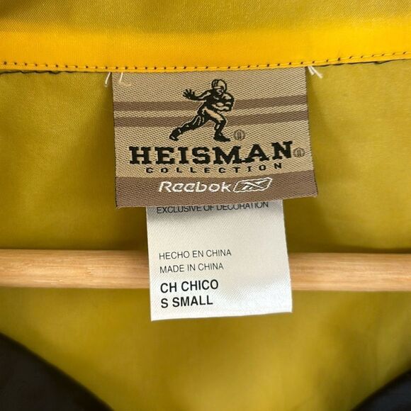 Vintage Reebok Iowa Hawkeyes‎ Pullover Black Windbreaker coat Tailgate Small - Picture 6 of 9